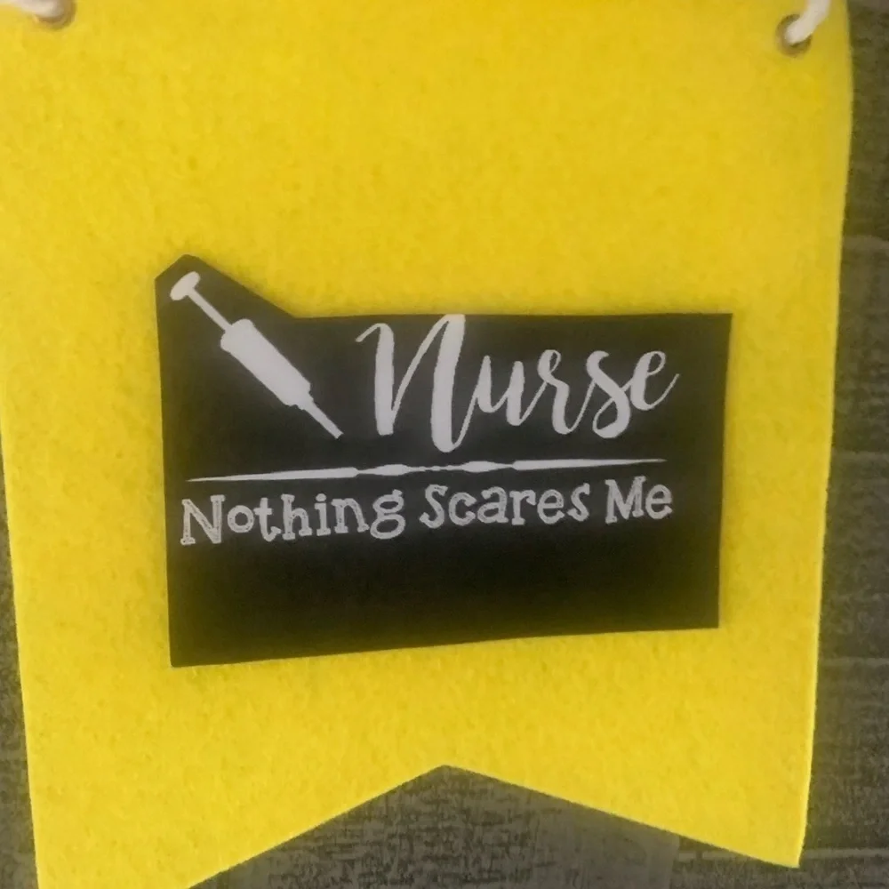 Nurse Congratulations Banner, Reusable, with grommets for hanging, colorful, EUC